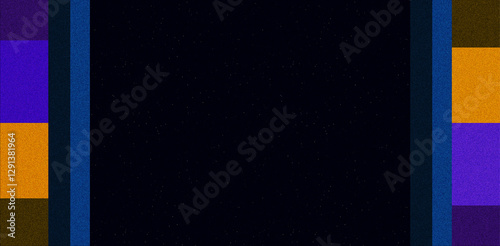 blue background with yellow lines
