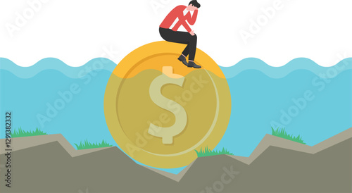 A businessman doesn't see any way to expand his business even though he has a lot of capital.

