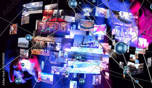 streaming data picture vide...