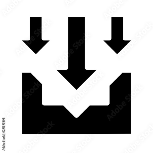 Corrode icon in glyph style