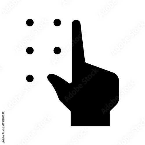 Password icon in glyph style