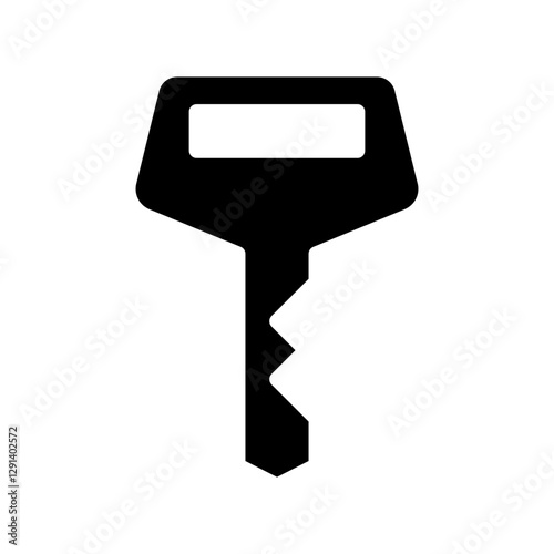 Key icon in glyph style