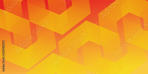 Orange abstract background layers lines texture design vector ilustration