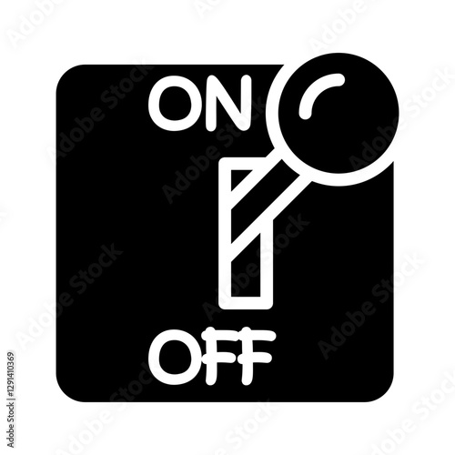 Switch icon in glyph style