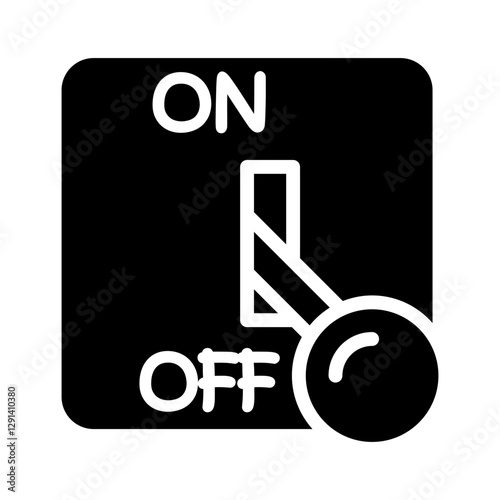 Switch icon in glyph style