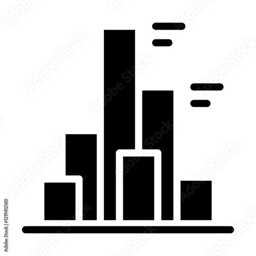 Mathematics icon in glyph style