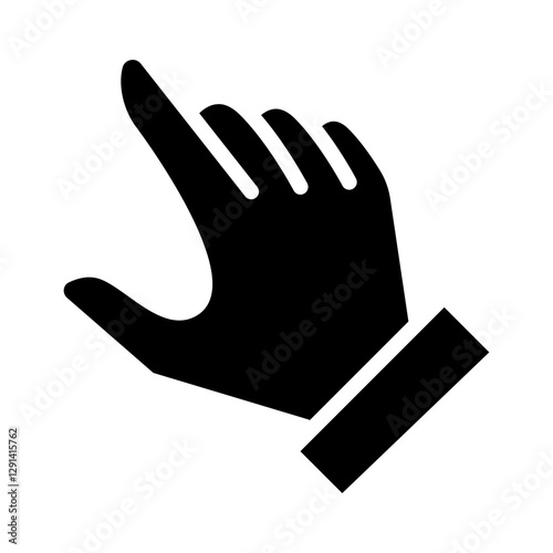 Point icon in glyph style