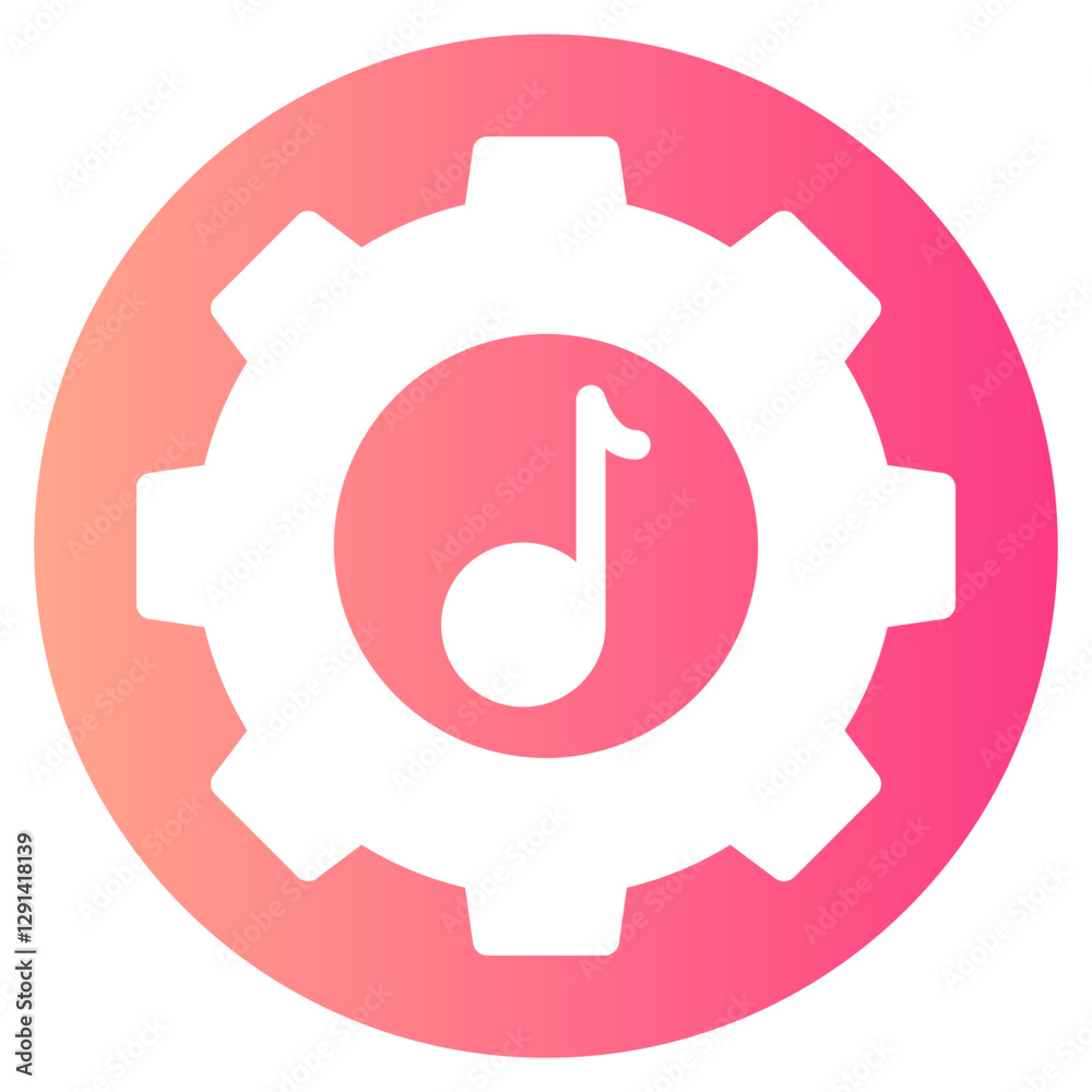 music gradient icon music gradient icon