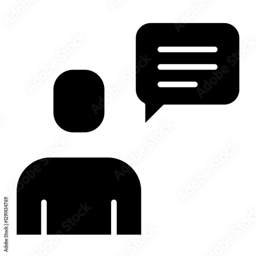 Speakingiconinglyphstyle