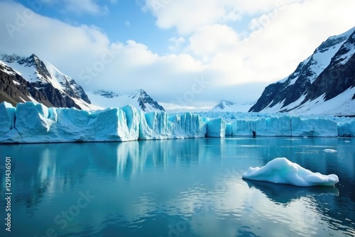 Wallpaper Mural Glacier calving in Antarctica's icy landscape, Winter Wonderland, Frozen Wilderness Torontodigital.ca