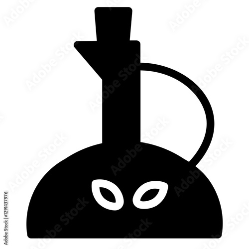 Kebab Menu Oil Glyph Icon