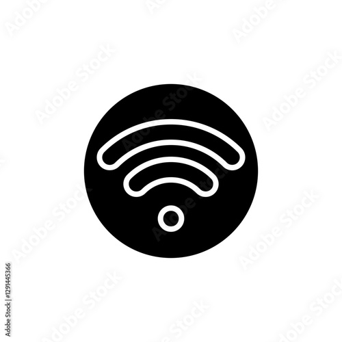 Wifi icon in glyph style