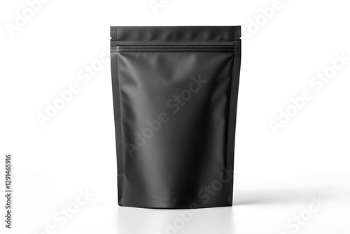 Black Mylar Bag Mockup