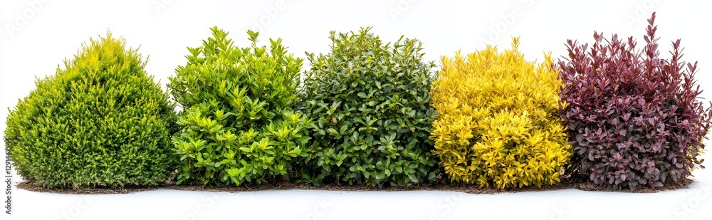 Vibrant Green Yellow Red Bush Plants Nature Hedge Row shrub trees flora vivid image photo Vibrant Green Yellow Red Bush Plants Nature Hedge Row shrub trees flora vivid image photo