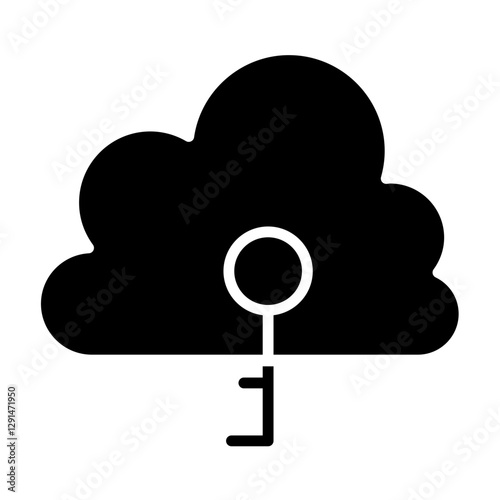 Cloud computing, server, data sharing icon
