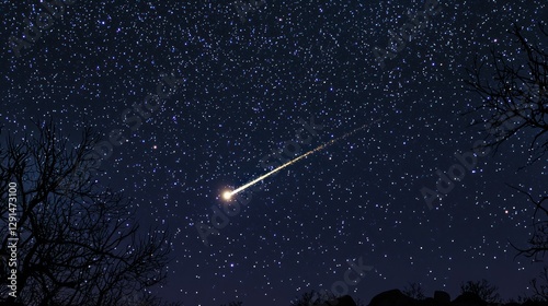 A clear night sky filled with stars