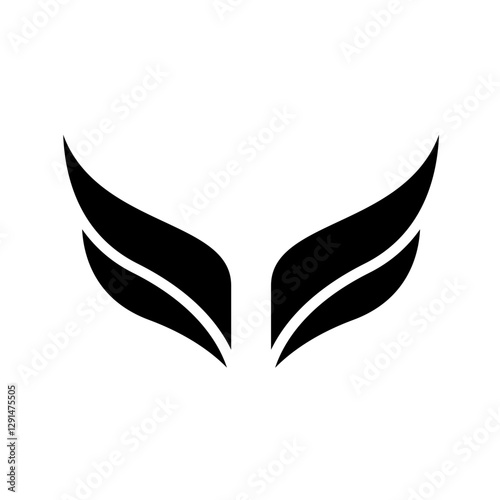 Freedom icon in glyph style