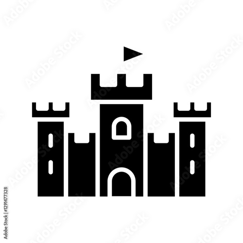 castle, palace, fortress icon