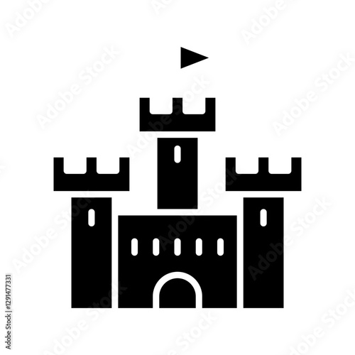castle, palace, fortress icon