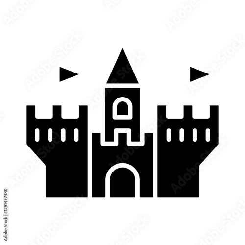 castle, palace, fortress icon