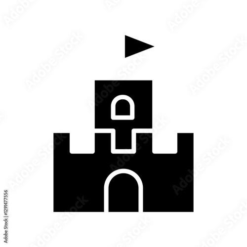 castle, palace, fortress icon