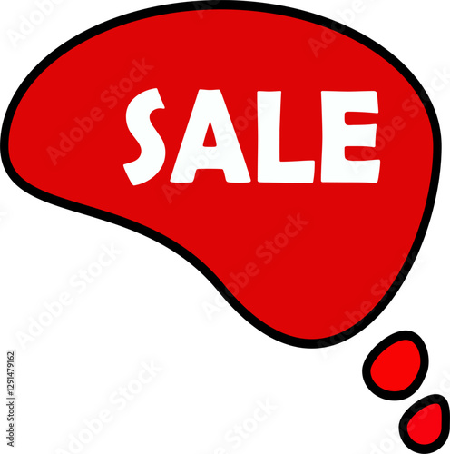 red sale label. Sale labels text bubble vector. Red sold out labels text bubble