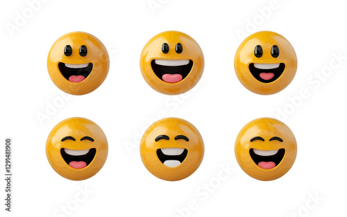 
A collection of 3D-rendered cartoon emoji icons, featuring a variety of expressive gestures and emotions