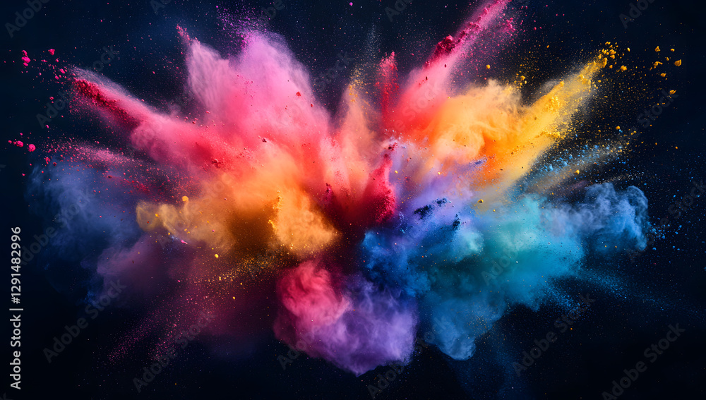 Vibrant Color Explosion Abstract Art Background Vibrant Color Explosion Abstract Art Background
