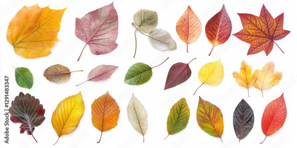 Autumn Leaves in Vibrant Colors Autumn Leaves in Vibrant Colors