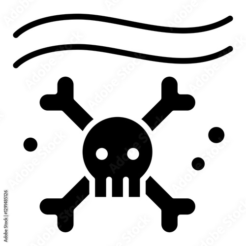 Wallpaper Mural Water pollution icon in glyph style Torontodigital.ca