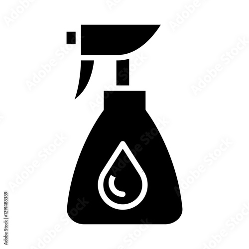 Spray starch icon in glyph style