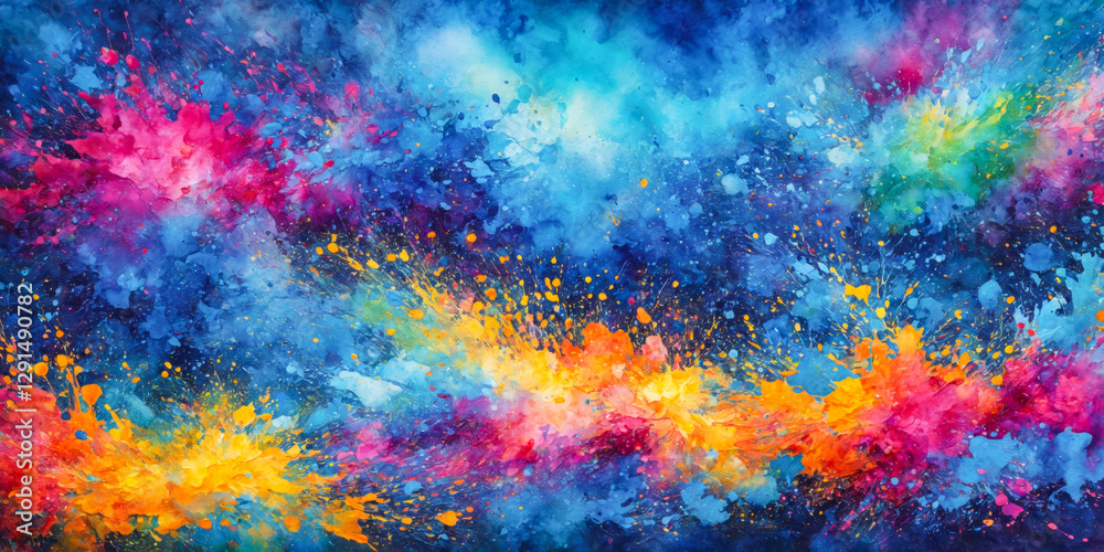 Abstract Cosmic Explosion of Color. Abstract Cosmic Explosion of Color.