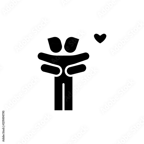 Gay icon in glyph style
