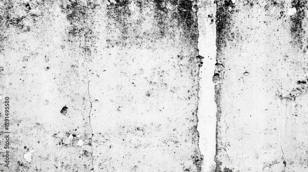 Fototapeta premium Abstract textured wall with weathered concrete surface showing signs of aging and wear