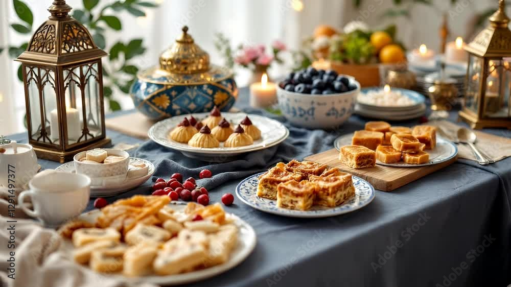 buffet cookies on the table