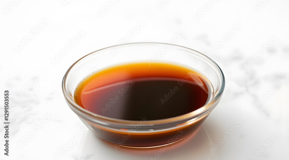 The image displays a small glass bowl filled with a dark, glossy sauce, highlighting its rich color and suggesting its use as a flavorful condiment or ingredient in cooking. The image displays a small glass bowl filled with a dark, glossy sauce, highlighting its rich color and suggesting its use as a flavorful condiment or ingredient in cooking.