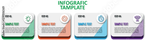 Business Milestones & Success Path Infographic template set for free