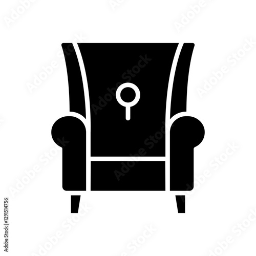 Confusion icon in glyph style