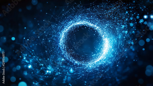 Data Network in Blue Halo