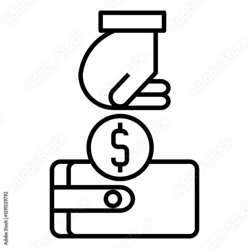 saving  vector icon