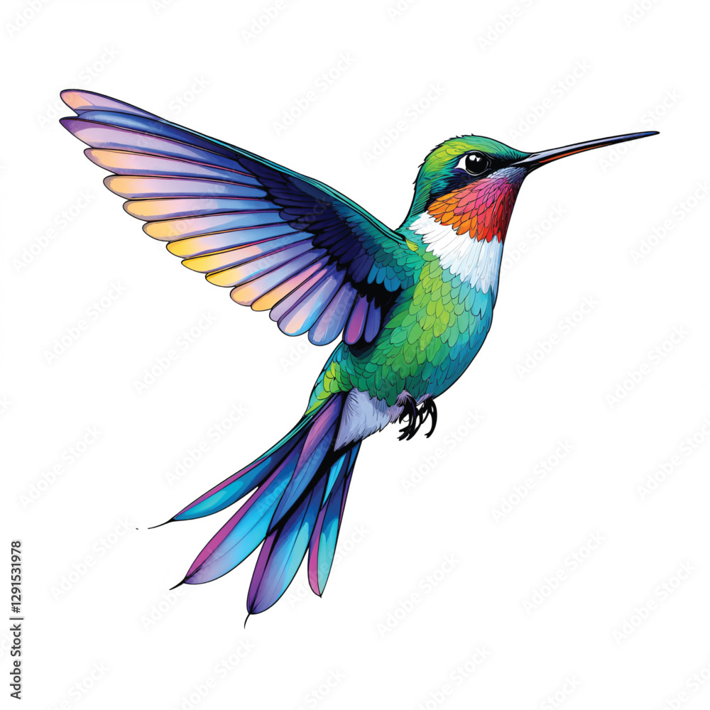 Fototapeta premium hummingbird in flight