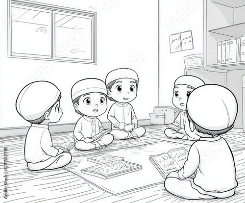 A scene depicting the impor...