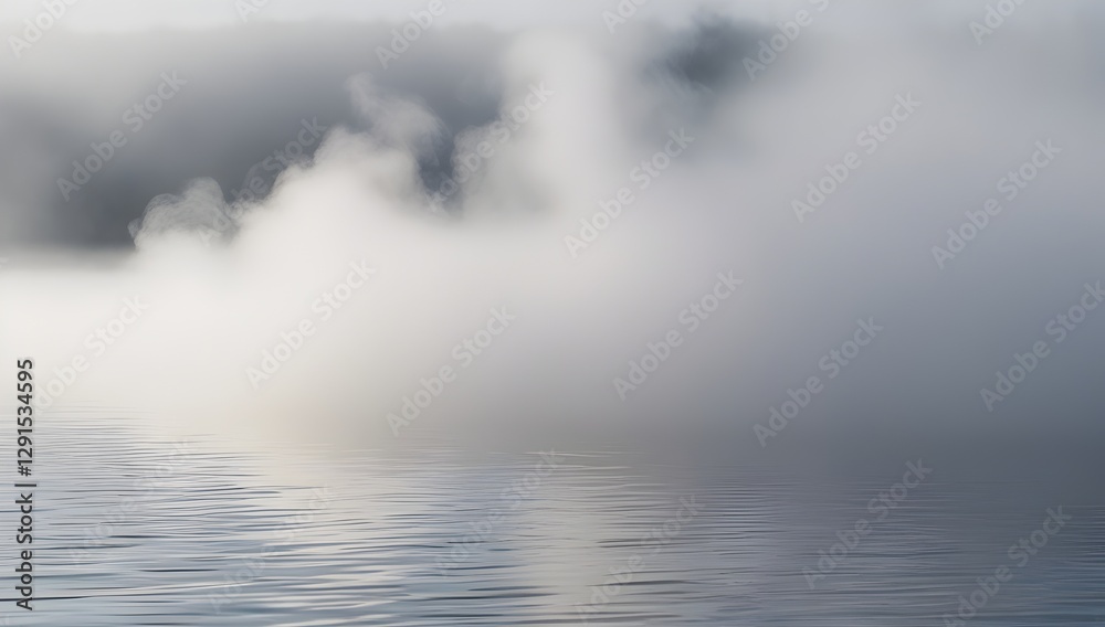 soft fog above water creating a sense of depth and mystery for ethereal compositions soft fog above water creating a sense of depth and mystery for ethereal compositions