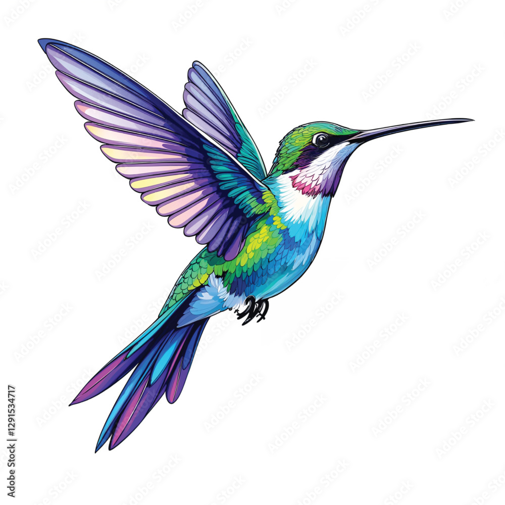 Fototapeta premium hummingbird in flight