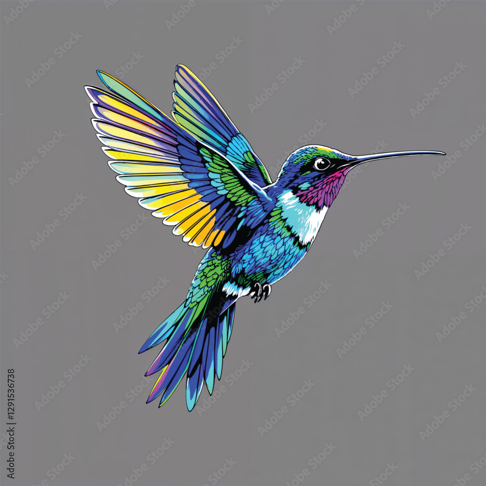 Fototapeta premium hummingbird in flight