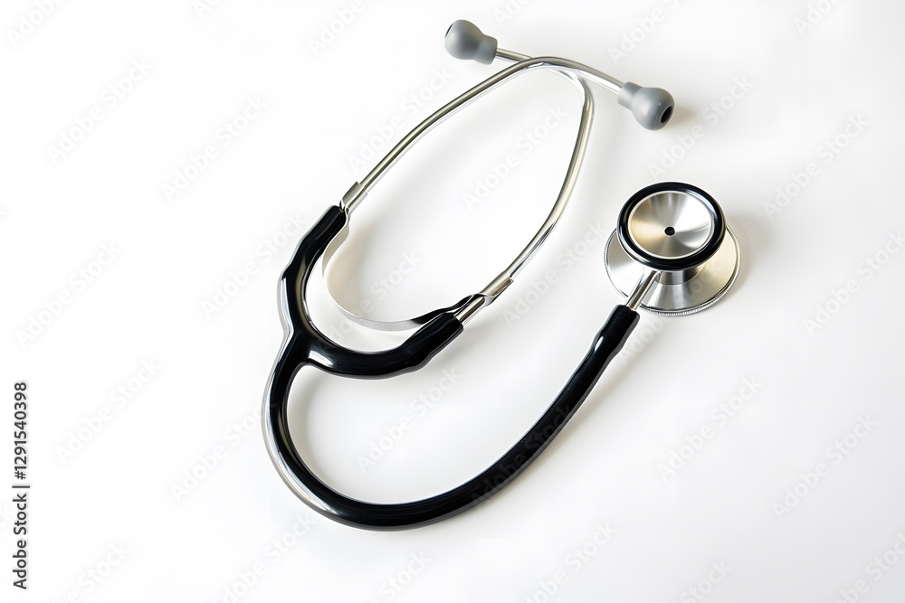 Stethoscope on White Background for Medical Use Stethoscope on White Background for Medical Use
