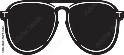 Sunglass vector silhouette