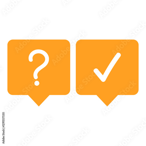 orange question chat box