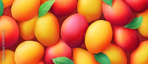 Fototapeta Naklejka Na Ścianę i Meble -  Mango Fruit Artistic Photography for Commercial Ads