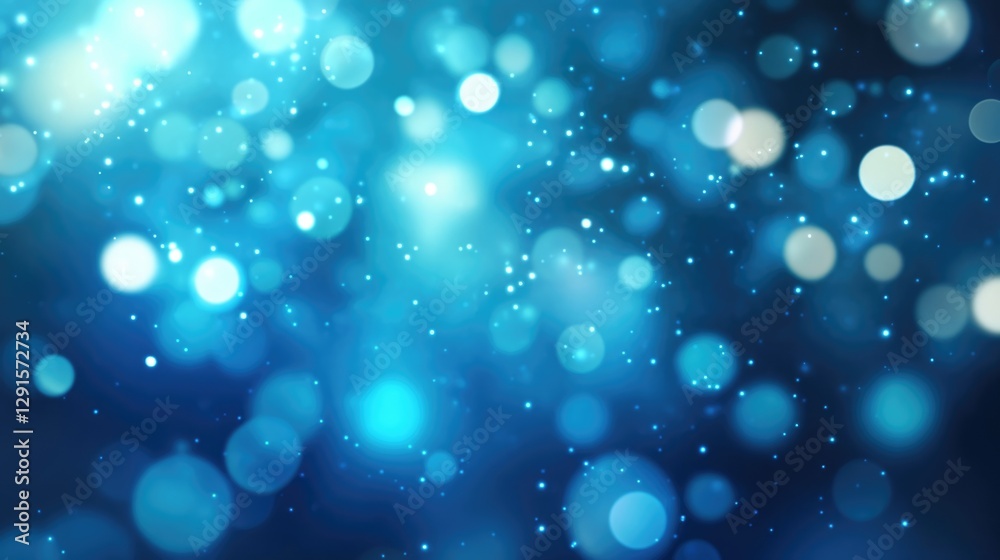 Blue color bokeh lights background. Blurred circle shapes. Multicolored blurry lights bokeh defocused abstract background for events. Blue color bokeh lights background. Blurred circle shapes. Multicolored blurry lights bokeh defocused abstract background for events.